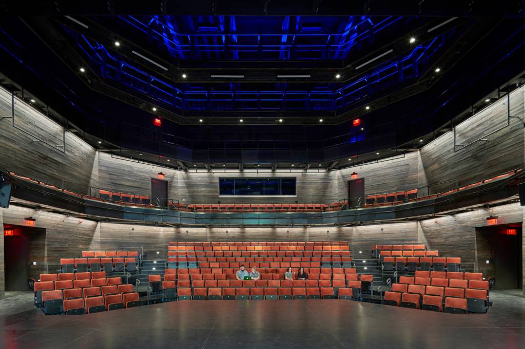 The view of one of the theatre spaces.