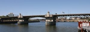 The Burnside Bridge in its present condition.