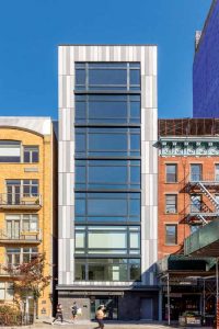 The multifamily building, Houston House, in East Village, New York, features lightwieght cladding by Sto Corp. Photos courtesy Sto Corp.