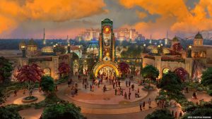 Rendering of Celestial Park at Universal Orlando Resort. 