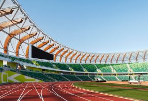 Hayward Field was designed by SRG Partnership to be the “finest track and field facility in the world,” giving the University of Oregon’s student-athletes, as well as competitors from across the globe, a platform to elevate the boundaries of human achievement.