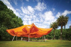 The MPavilion cultural center in Melbourne, Australia.