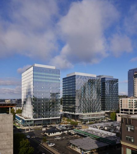 West Main, a mixed-use project in Bellevue, Seattle Metropolitan Area.