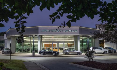 exterior of a car dealership